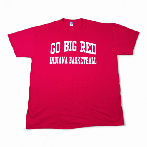 Vintage Indiana Hoosiers Shirt Adult EXTRA LARGE Red Go Big Red Basketball 90s