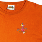 Vintage Margaritaville Shirt Adult SMALL Orange Cotton Tropical Las Vegas 90s