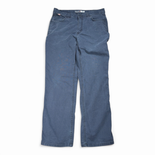 Carhartt Pants Mens 34x31 Blue Relaxed Fit FR Utility Workwear Stretch Cargo