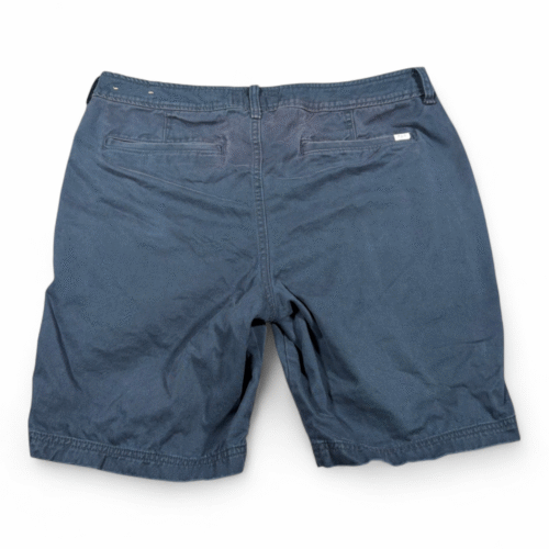 Abercrombie Fitch Shorts Mens 34 Blue Cotton Chino Preppy Outdoor