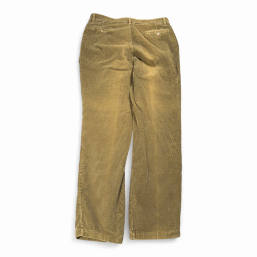 Vintage American Eagle Pants Mens 35x33 Brown Wide Wale Corduroy Pleated 90s