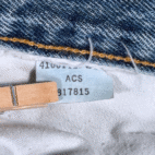 Vintage Levis 501 Jeans Mens 34x30 Blue Light Wash Denim Button Fly Fade 90s