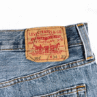 Vintage Levis 501 Jeans Mens 34x30 Blue Light Wash Denim Button Fly Fade 90s