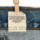 Vintage Levis 505 Jeans Mens 34x31 Blue Regular Straight Medium Wash Denim 90s
