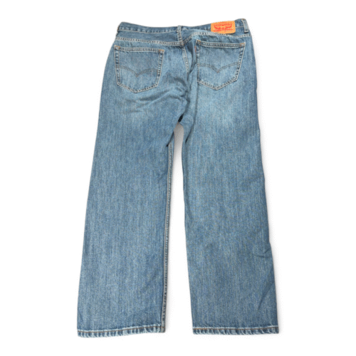 Levis Jeans Mens 34x30 Blue Loose Straight Medium Wash 569 Baggy Fit Skater