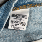 Vintage Ralph Lauren Polo Jean Shorts Mens 33 Blue Denim Baggy Carpenter Y2K