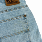 Vintage Ralph Lauren Polo Jean Shorts Mens 33 Blue Denim Baggy Carpenter Y2K