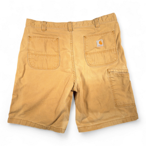Carhartt Shorts Mens 38 Brown Relaxed Fit Duck Canvas Carpenter Workwear Utility