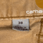 Carhartt Shorts Mens 38 Brown Relaxed Fit Duck Canvas Carpenter Workwear Utility