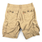 Vintage Levis Cargo Shorts Mens 34 Brown Cotton Khaki Tan Utility Baggy Y2K