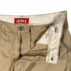 Vintage Levis Cargo Shorts Mens 34 Brown Cotton Khaki Tan Utility Baggy Y2K
