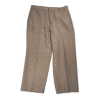 Vintage Levis Pants Mens 34x26 Brown Action Slacks Dress Polyester Altered 80s
