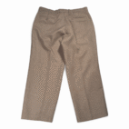 Vintage Levis Pants Mens 34x26 Brown Action Slacks Dress Polyester Altered 80s