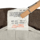 Vintage Levis Pants Mens 34x26 Brown Action Slacks Dress Polyester Altered 80s