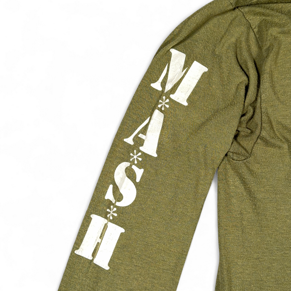 Vintage MASH Shirt Adult SMALL Green 4077th Army TV Show Promo Fox Film USA 80s-5 Vintage MASH Shirt Adult SMALL Green 4077th Army TV Show Promo Fox Film USA 80s