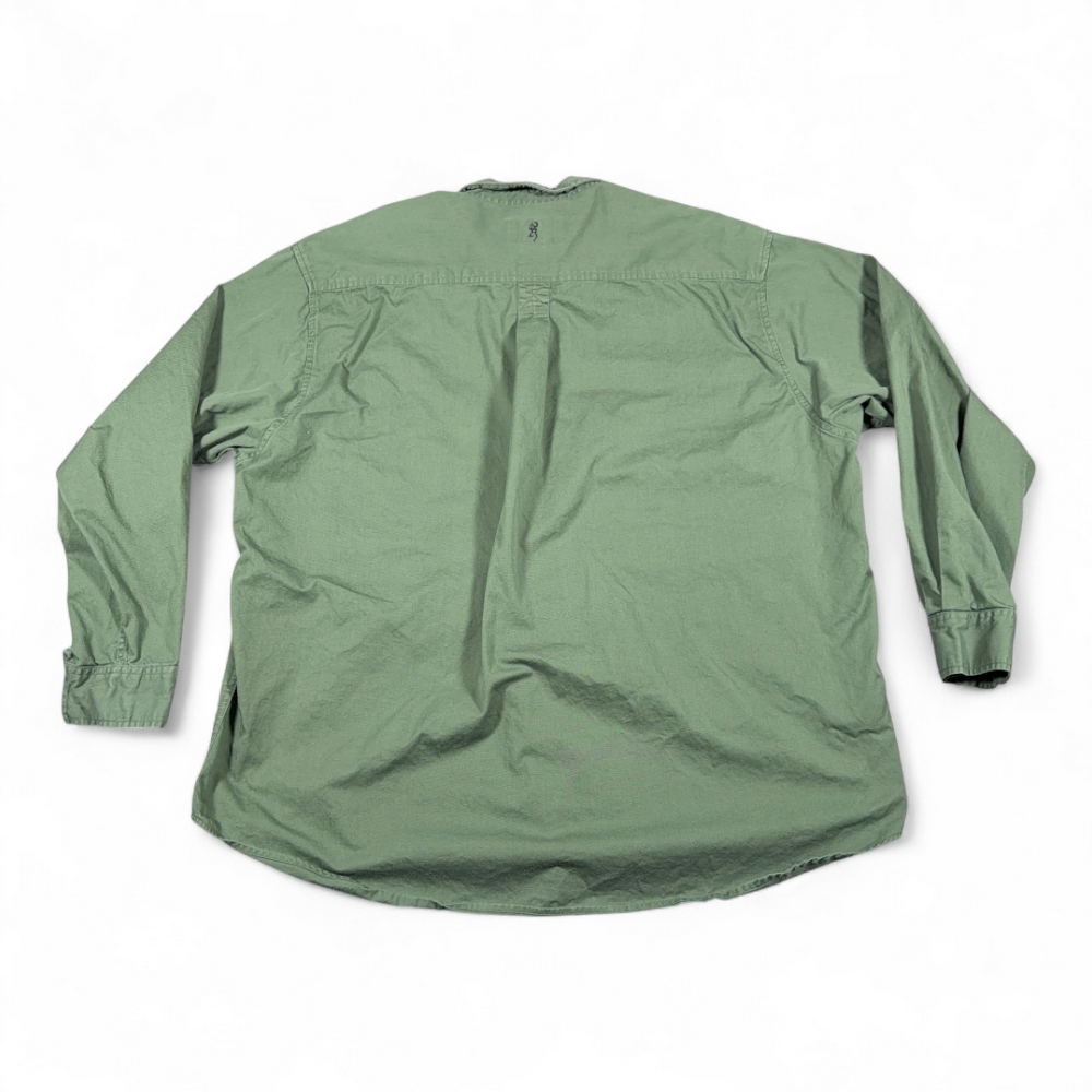 Vintage Browning Shirt Adult EXTRA LARGE Green NWTF Wild Turkey Hunting Y2K-3 Vintage Browning Shirt Adult EXTRA LARGE Green NWTF Wild Turkey Hunting Y2K