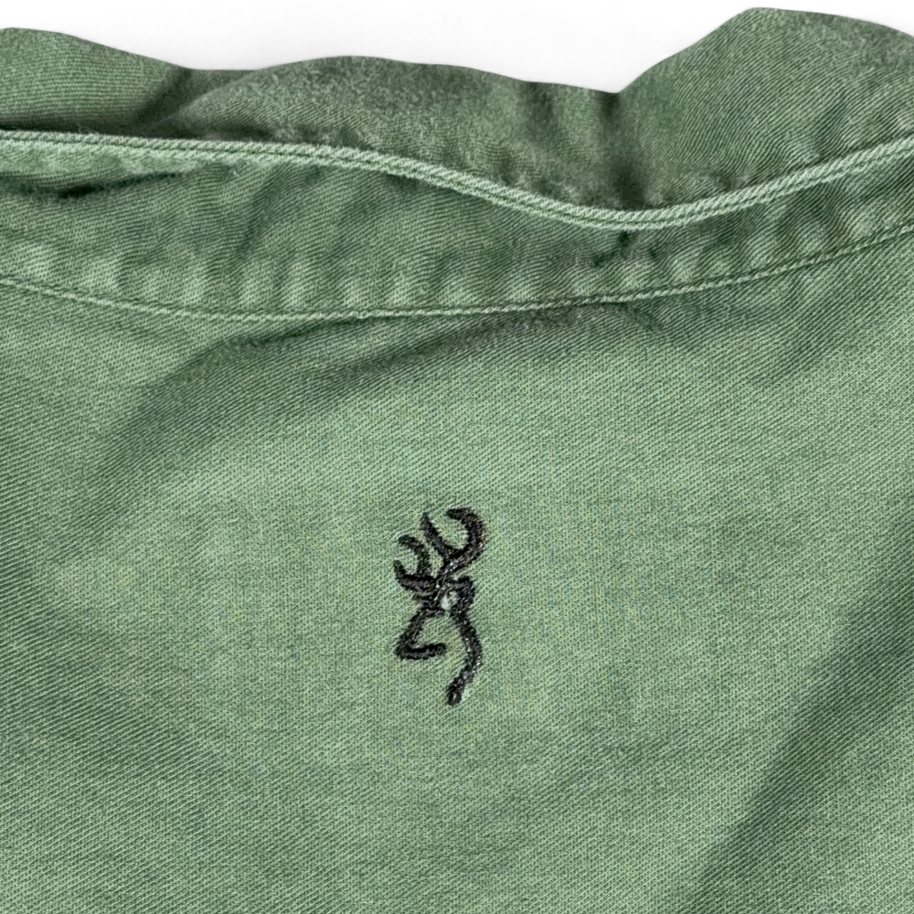 Vintage Browning Shirt Adult EXTRA LARGE Green NWTF Wild Turkey Hunting Y2K-9 Vintage Browning Shirt Adult EXTRA LARGE Green NWTF Wild Turkey Hunting Y2K