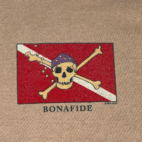 Vintage Sea Dog Shirt Adult EXTRA LARGE Brown Dive Team Flag Skull USA 90s