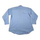 Vintage Big Mac Western Shirt Adult EXTRA LARGE Blue Chambray Pearl Snap USA 90s