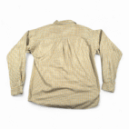 Patagonia Shirt Womens MEDIUM Yellow Green Plaid Organic Cotton Outdoor 90s