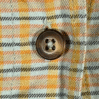 Patagonia Shirt Womens MEDIUM Yellow Green Plaid Organic Cotton Outdoor 90s