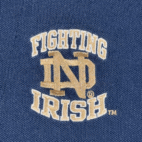 Vintage Notre Dame Shirt Adult LARGE Blue Starter Football Fighting Irish 90s