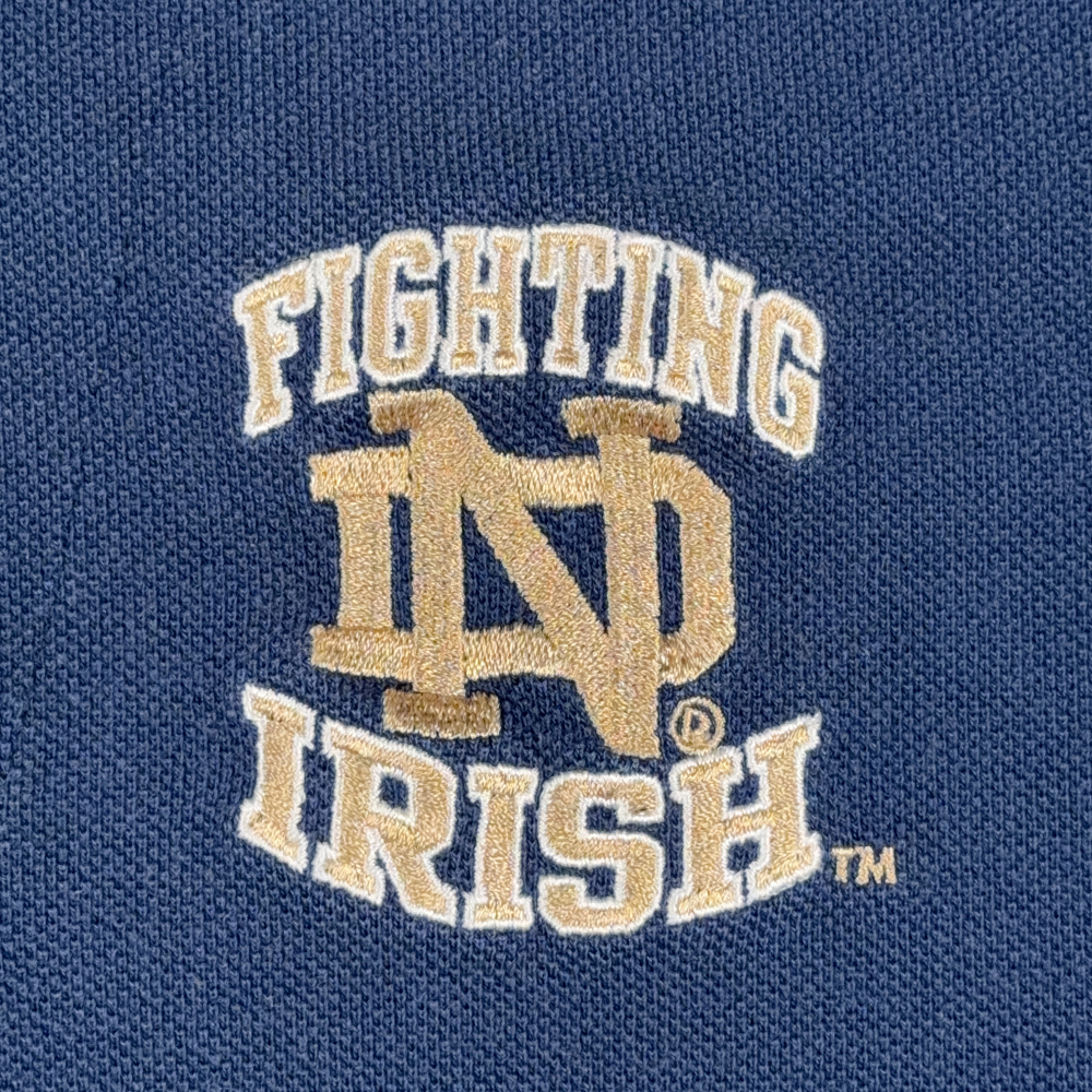 Vintage Notre Dame Shirt Adult LARGE Blue Starter Football Fighting Irish 90s-4 Vintage Notre Dame Shirt Adult LARGE Blue Starter Football Fighting Irish 90s