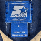 Vintage Notre Dame Shirt Adult LARGE Blue Starter Football Fighting Irish 90s