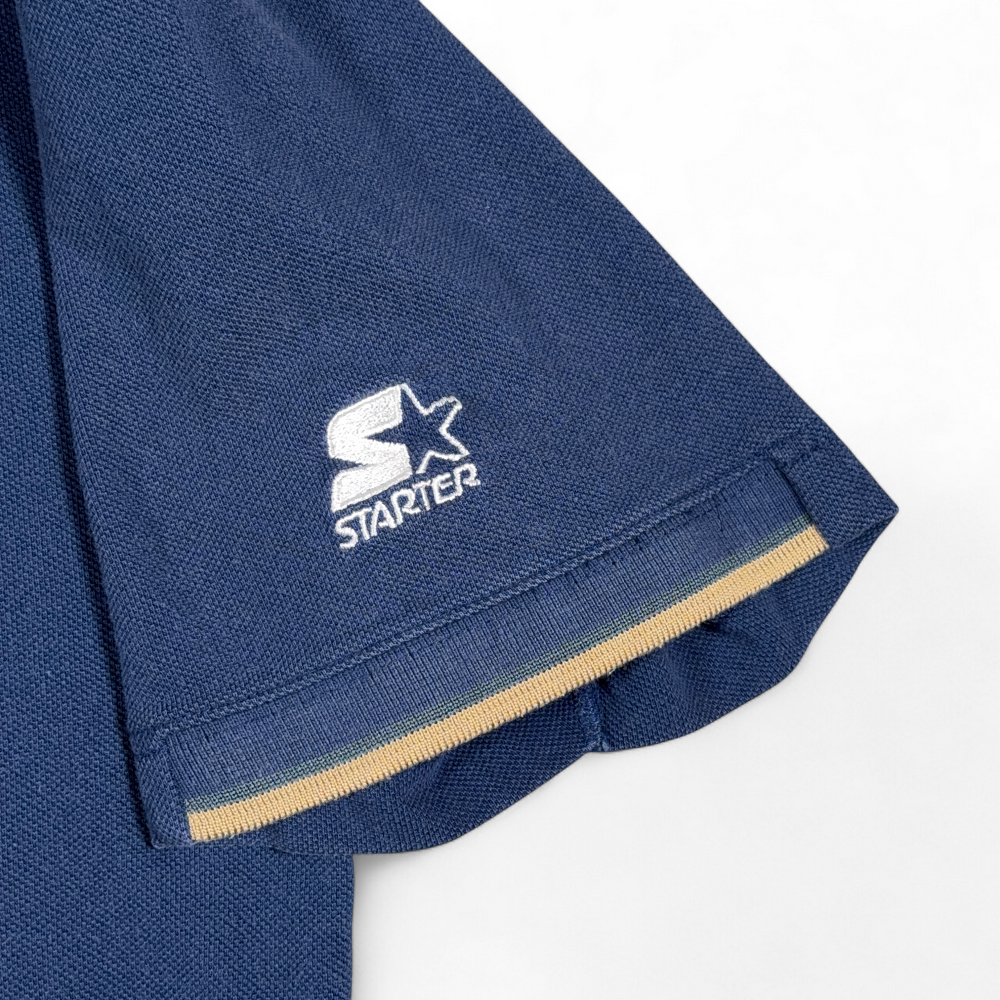 Vintage Notre Dame Shirt Adult LARGE Blue Starter Football Fighting Irish 90s-8 Vintage Notre Dame Shirt Adult LARGE Blue Starter Football Fighting Irish 90s