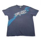 Vintage Fox Racing Logo Shirt Adult LARGE Blue Motorcycle Motocross Sports Y2K