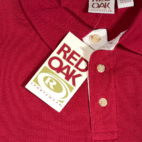 Vintage Indiana Hoosiers Polo Shirt Adult 2XL XXL Red Oak Deadstock Tags 90s