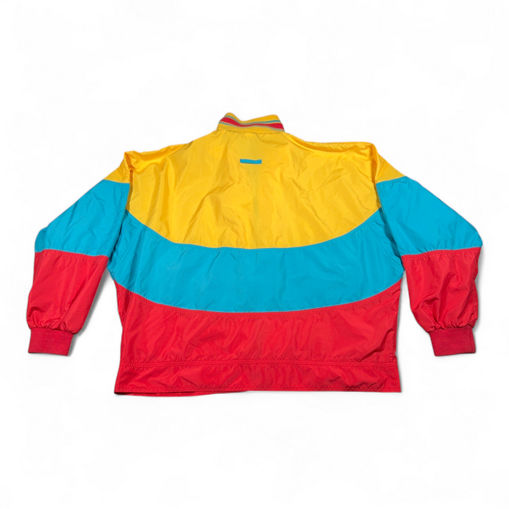 Vintage Nike Jacket Boys MEDIUM Yellow Colorblock Windbreaker Elite Swoosh 90s-3 Vintage Nike Jacket Boys MEDIUM Yellow Colorblock Windbreaker Elite Swoosh 90s