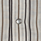 Vintage Plains Western Shirt Adult LARGE White Striped Pearl Snap Cowboy 90s