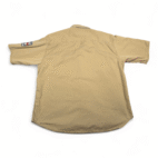 Vintage US Expedition Shirt Adult LARGE Brown Patches Scouts Outdoor Safari 90s