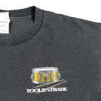 Vintage Drums Shirt Adult EXTRA LARGE Black Tools Trade Percussion Music Y2K