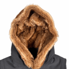 Marmot Vest Womens SMALL Black Hooded Faux Fur Outdoor Gorpcore Softshell Hoodie