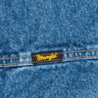 Vintage Wrangler Vest Adult 2XL XXL Blue Denim Jean Western Biker Trucker Y2K