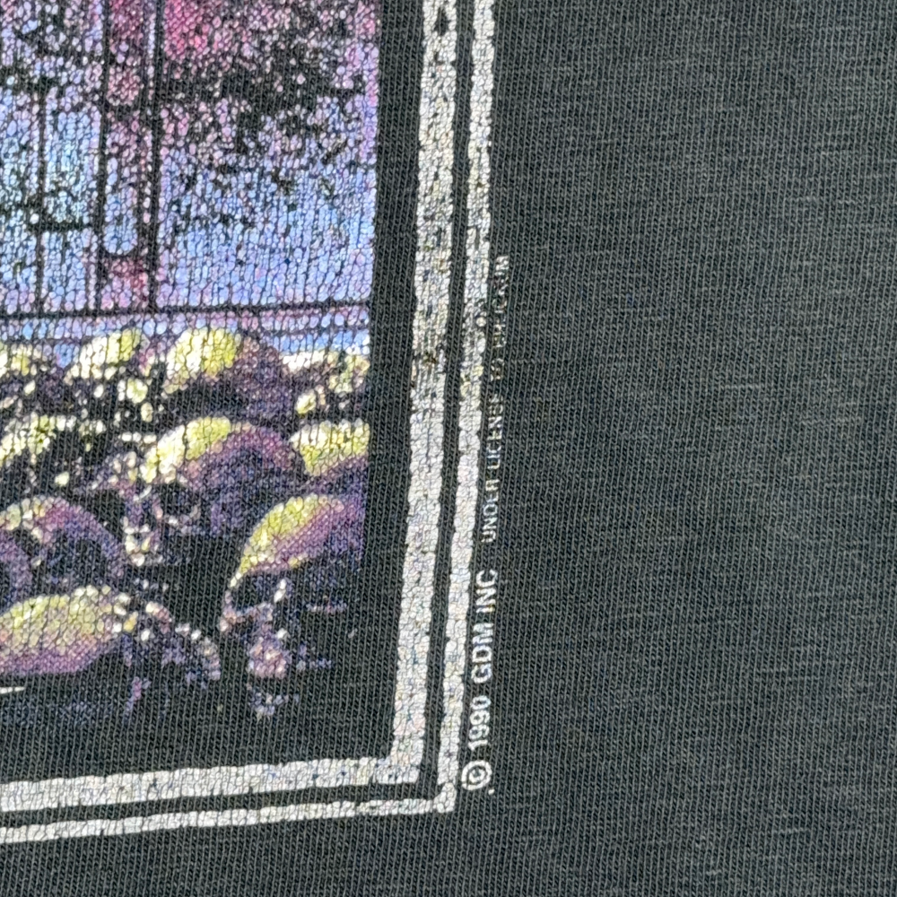 Vintage Grateful Dead Shirt Adult LARGE Black Skull Rose Walking Skeleton 90s-5 Vintage Grateful Dead Shirt Adult LARGE Black Skull Rose Walking Skeleton 90s