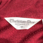 Vintage Christian Dior Track Jacket Adult MEDIUM Red Monsieur Colorblock 90s