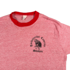 Vintage Tuckaleechee Caverns Shirt Adult LARGE Red Tennessee Ringer Smokies 80s