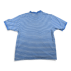 Vintage Masters Collection Polo Shirt Adult EXTRA LARGE Blue Striped Golf Y2K