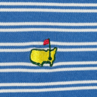 Vintage Masters Collection Polo Shirt Adult EXTRA LARGE Blue Striped Golf Y2K