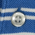 Vintage Masters Collection Polo Shirt Adult EXTRA LARGE Blue Striped Golf Y2K