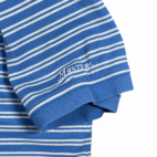 Vintage Masters Collection Polo Shirt Adult EXTRA LARGE Blue Striped Golf Y2K