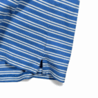 Vintage Masters Collection Polo Shirt Adult EXTRA LARGE Blue Striped Golf Y2K