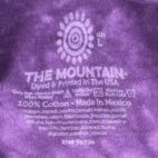 Cheshire Cat Shirt Adult LARGE Purple Alice Wonderland Tie Dye The Mountain