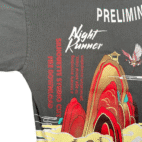 Night Runner Shirt Adult EXTRA LARGE Gray Gedpamco Heathans Preliminary Round
