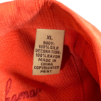 Vintage Tommy Bahama Shirt Adult EXTRA LARGE Orange Camp Silk Calypso Heat Y2K