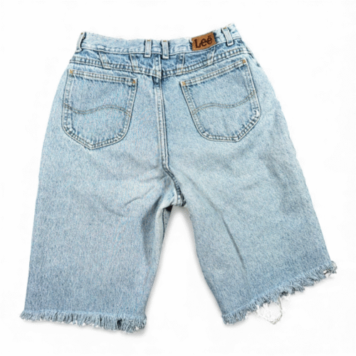 Vintage Lee Riders Jean Shorts Womens 14 MED 27 Blue Light Wash Denim Cutoff 90s-2 Vintage Lee Riders Jean Shorts Womens 14 MED 27 Blue Light Wash Denim Cutoff 90s