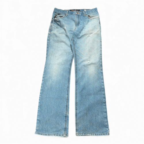 Ariat Jeans Mens 33x33 Blue Rebar M4 Bootcut Relaxed Medium Wash Denim Workwear